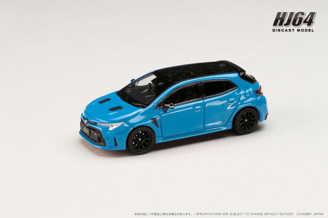 Hobby Japan HJ641067BL Toyota GR COROLLA RZ CYAN METALLIC