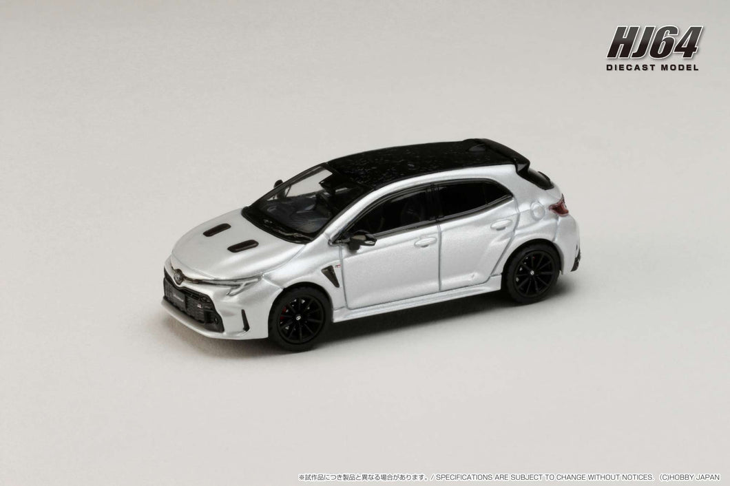 Hobby Japan HJ641067PW Toyota GR COROLLA RZ PLATINUM WHITE PEARL MICA