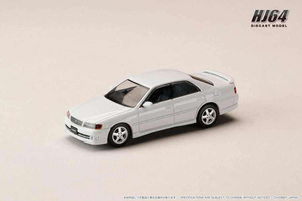 Hobby Japan HJ641072W Toyota CHASER TOURER V (JZX100) EARLY VERSION (1996) SUPER WHITE Ⅱ