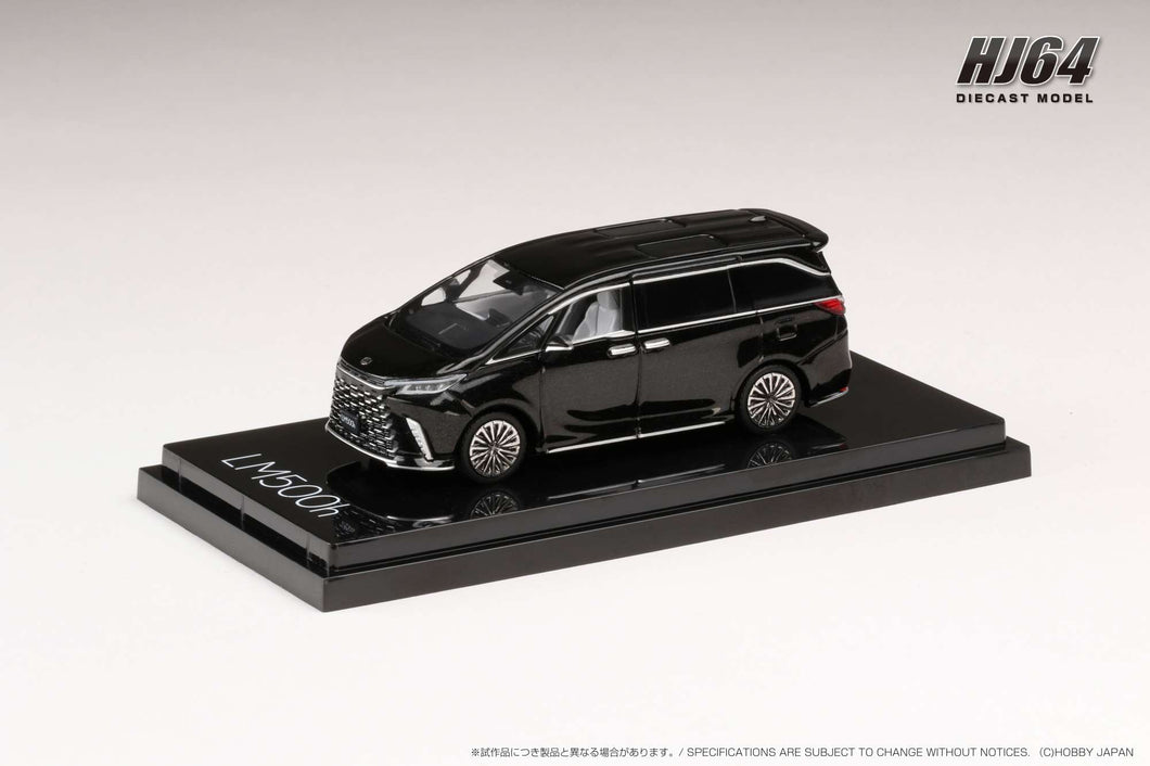 Hobby Japan HJ641076BBK LEXUS LM500h (LHD) /4 Seater GRAPHITE BLACK GLASS FLAKE