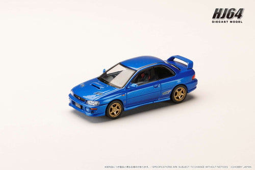Hobby Japan HJ641079ABL SUBARU Impreza PURE SPORTS COUPE WRX type R STi Version (GC8) SONIC BLUE MICA