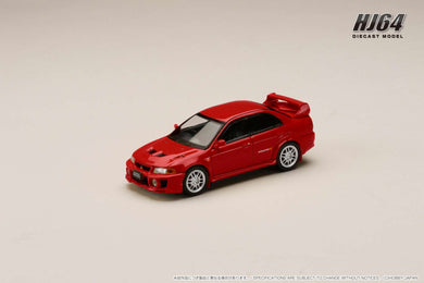 Hobby Japan HJ642032AR  MITSUBISHI LANCER GSR EVOLUTION 5 (CP9A) 1998 with Mud flap PALMER RED