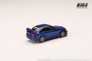 Hobby Japan HJ642033ABLP  MITSUBISHI LANCER GSR EVOLUTION 6 (CP9A) 1999 with Mud flapIJSSEL BLUE(P)