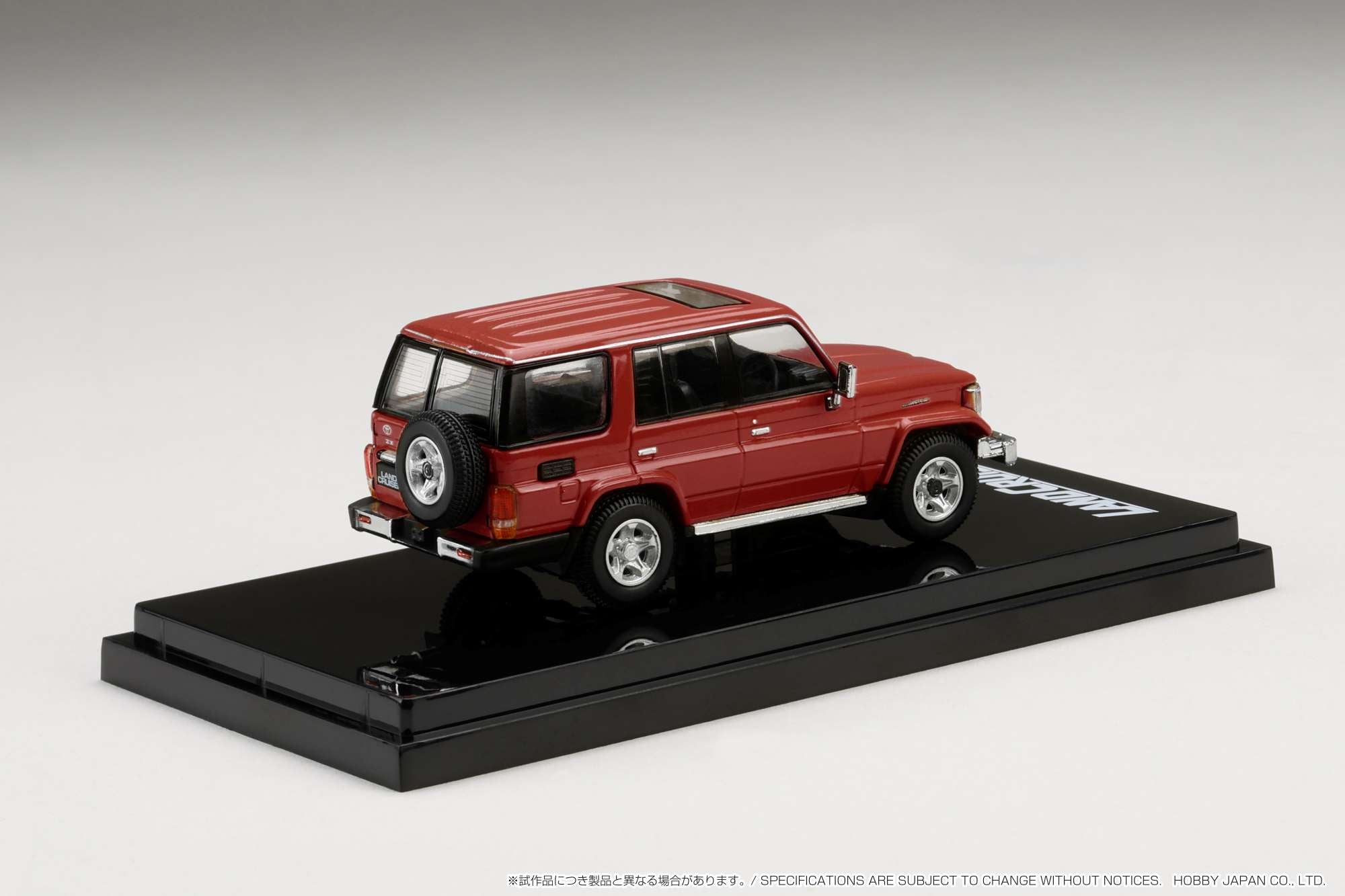 Hobby Japan HJ642038BR Toyota LANDCRUISER 70 ZX 4DOOR '2001 RED 