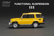 Hobby Japan HJ642038BY Toyota LANDCRUISER 70 ZX 4DOOR '2001 YELLOW (CUSTOMIZED COLOR)