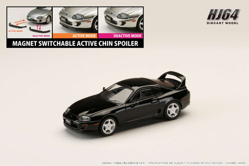 Hobby Japan HJ642042BK Toyota SUPRA RZ (JZA80) with Active Spoiler Parts BLACK