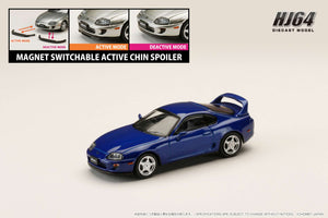 Hobby Japan HJ642042BL Toyota SUPRA RZ (JZA80) with Active Spoiler Parts BLUE MICA METALIC