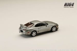 Hobby Japan HJ642042S Toyota SUPRA RZ (JZA80) with Active Spoiler Parts SILVER METALLIC GRAPHITE