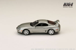 Hobby Japan HJ642042S Toyota SUPRA RZ (JZA80) with Active Spoiler Parts SILVER METALLIC GRAPHITE