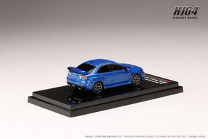 Hobby Japan HJ642053ABL  MITSUBISHI LANCER EVOLUTION Ⅹ FINAL EDITION WITH ENGINE DISPLAY MODELLIGHTNING BLUE MICA