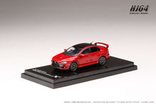 Hobby Japan HJ642053CR  MITSUBISHI LANCER EVOLUTION Ⅹ FINAL EDITION WITH ENGINE DISPLAY MODELRED METALLIC / BLACK ROOF