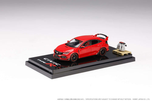 Hobby Japan HJ642055AR   Honda CIVIC Type R (FK8) 2020 with Engine Display Model  FLAME RED