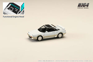 Hobby Japan HJ642056ASE  Toyota MR2 1600G-LIMITED SUPER CHARGER / SUPER EDITION 1988 T BAR ROOFWhite / Beige Metallic