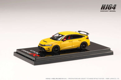 Hobby Japan HJ642063Y Honda CIVIC Type R (FL5) 純正オプション装着車 YELLOW