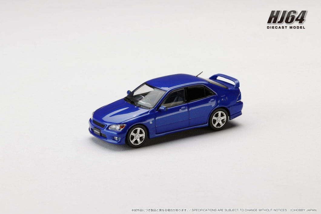 Hobby Japan HJ642080BBL HJ64 Toyota ALTEZZA RS200 (E10) 1998 Genuine Option Parts Blue Mica