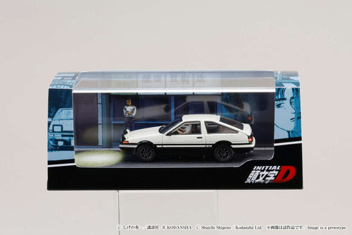 Hobby Japan HJ643008DA Toyota SPRINTER TRUENO GT APEX AE86 / INITIAL D VS Takeshi Nakazato With Takumi Fujiwara Figure