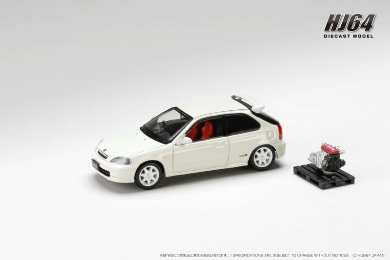 Hobby Japan HJ643016AW Honda CIVIC TYPE R (EK9) 1997 with Engine