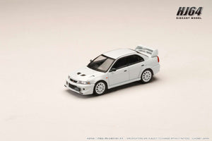 Hobby Japan HJ643033AW  MITSUBISHI LANCER RS EVOLUTION 6 (T.M.E.)SCORTIA WHITE