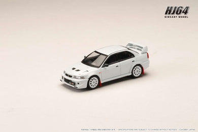 Hobby Japan HJ643033BW  MITSUBISHI LANCER RS EVOLUTION 6 MONTE CARLO EDITIONSCORTIA WHITE