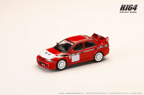 Hobby Japan HJ643033RB MITSUBISHI LANCER RS EVOLUTION 6 (CP9A)  2000 RALLIART RED