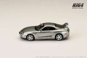 Hobby Japan HJ643042S Toyota SUPRA RZ (JZA80) GENUINE CUSTOMIZED VERSION with Active Spoiler Parts SILVER METALLIC GRAPHITE