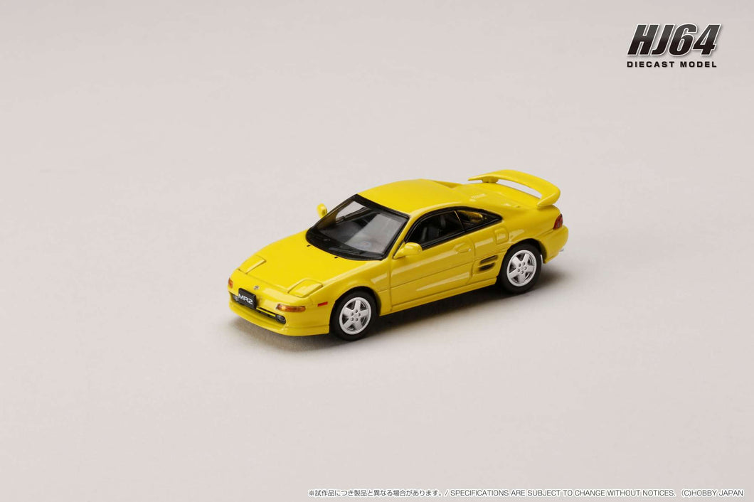 Hobby Japan HJ643045Y Toyota MR2 (SW20) GT-S (1993) SUPER BRIGHT YELLOW