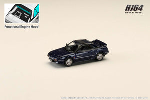 Hobby Japan HJ643056ABL  Toyota MR2 1600G-LIMITED SUPER CHARGER 1988 T BAR ROOFBlue Mica