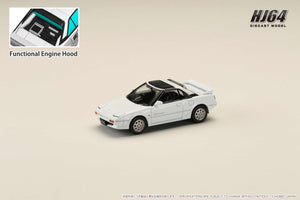 Hobby Japan HJ643056AW  Toyota MR2 1600G-LIMITED SUPER CHARGER 1988 T BAR ROOFSuper White Ⅱ