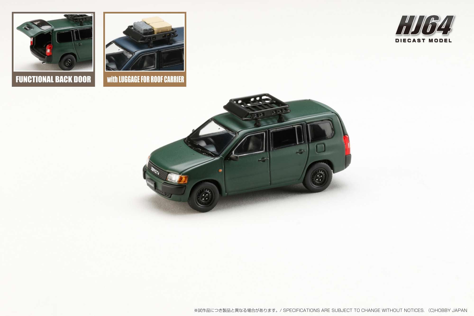 Hobby Japan HJ643062GR Toyota PROBOX CUSTOMIZED VER. MATTE