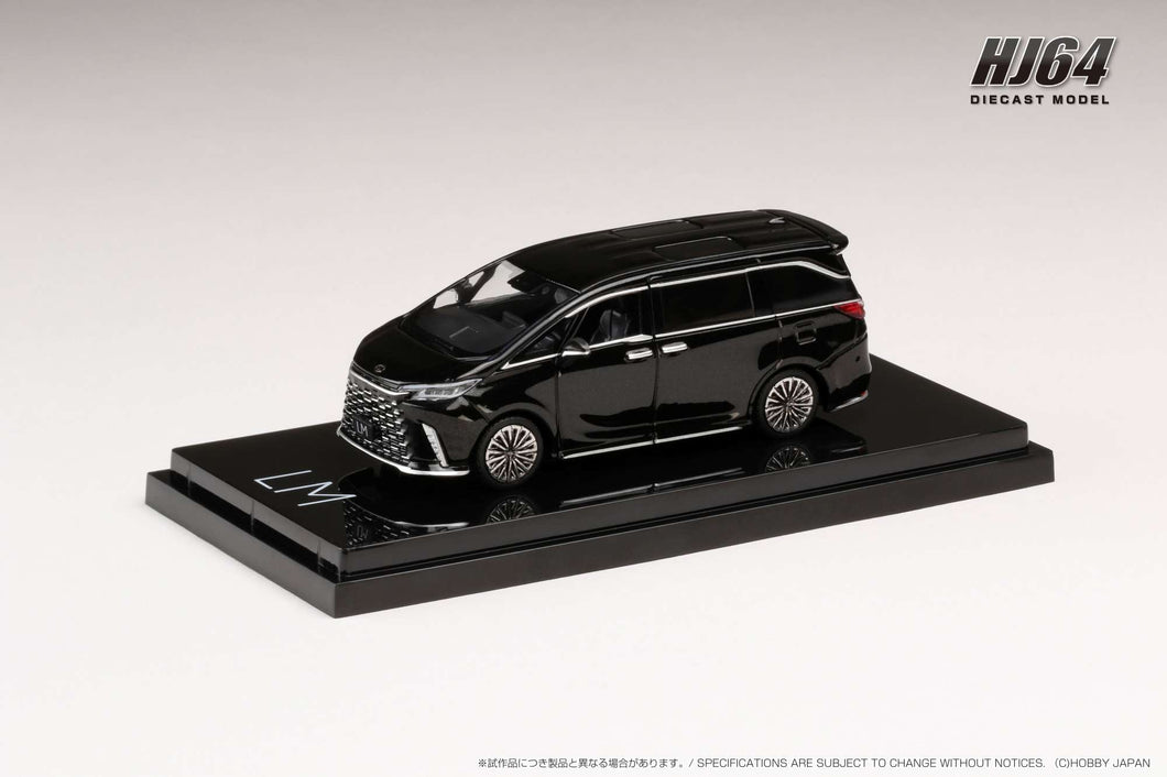 Hobby Japan HJ643076BBK LEXUS LM 350h (LHD) / 7 Seater GRAPHITE BLACK GLASS FLAKE