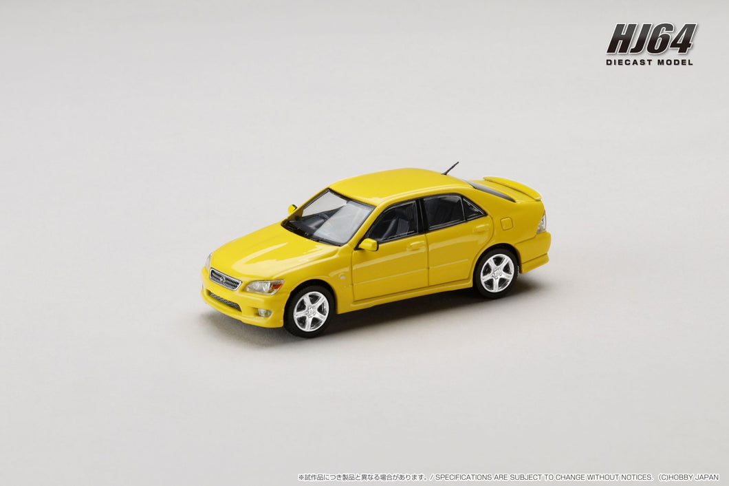 Hobby Japan HJ643080Y HJ64 LEXUS IS 200 (E10) 1999 YELLOW