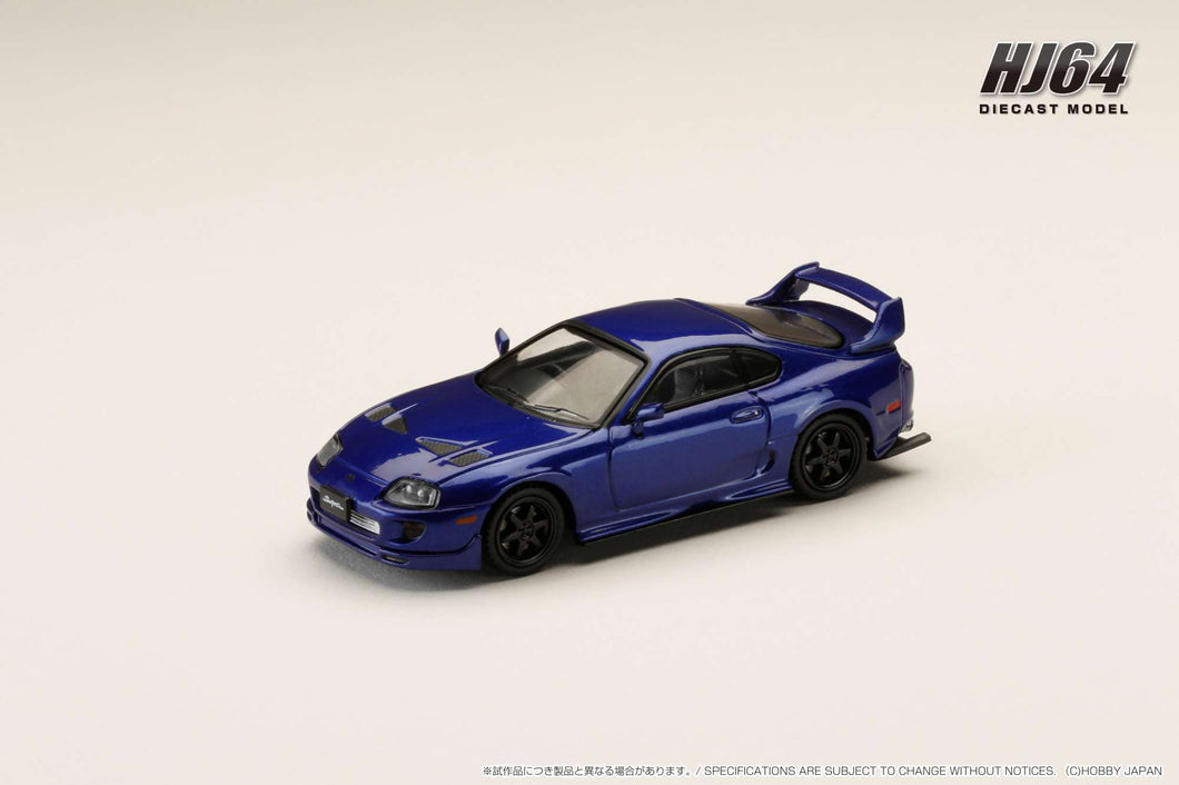 Hobby Japan HJ644042BL Toyota SUPRA (JZA80) JDM CUSTOMIZED VERSION BLUE MICA METALIC