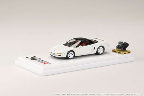 Hobby Japan HJ645006RW   Honda NSX (NA1) Type R 1994 with Engine Display Model / Type R 30th Anniversary CHAMPIONSHIP WHITE