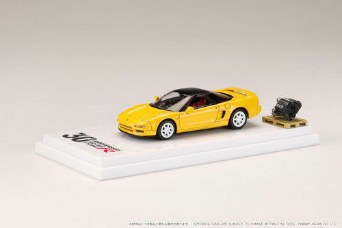 Hobby Japan HJ645006RY    Honda NSX (NA1) Type R 1994 with Engine Display Model / Type R 30th Anniversary INDY YELLOW PEARL