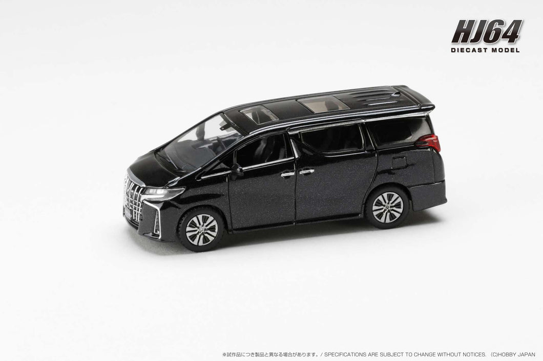 Hobby Japan HJ645012AMBK Toyota ALPHARD (H30W)/ WITH SUN ROOF SPARKLING BLACK PEARL CRYSTAL SHINE