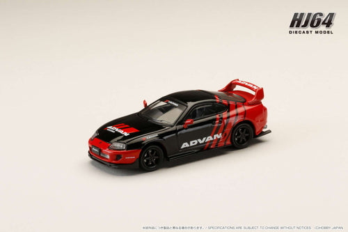 Hobby Japan HJ645042AV Toyota SUPRA (JZA80) 2000 YOKOHAMA ADVAN COLOR BLACK