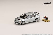 Hobby Japan HJ645054S MITSUBISHI LANCER EVOLUTION 9 GSR with Engine Display Model COOL SILVER METALLIC