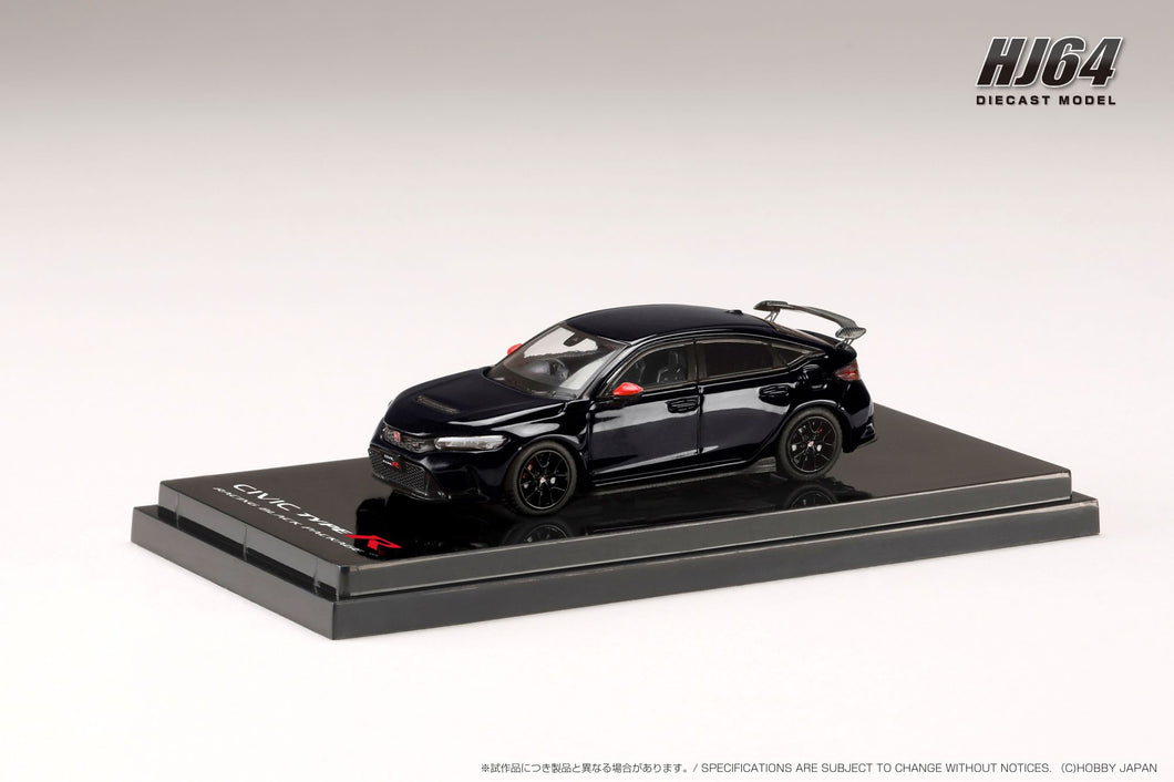 Hobby Japan HJ645063BK HJ64 Honda CIVIC TYPE R (FL5) RACING BLACK Package / Genuine Optional Parts CRYSTAL BLACK PEARL