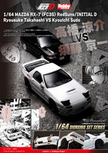 Hobby Japan HJDMD003B MAZDA RX-7 (FC3S) RedSuns / Initial D  Ryosuke Takahashi VS Kyoichi Sudou