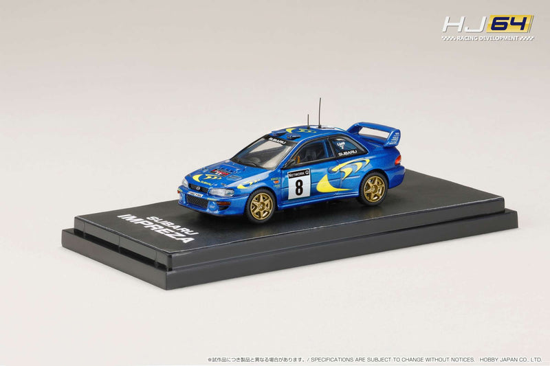 【レア】HOBBYRA HOBBYRRE コレクション Hobby Japan HJR642041F SUBARU IMPREZA WRC 1997 #8 (RAC RALLY