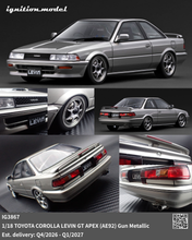 IG3867 TOYOTA COROLLA LEVIN GT APEX (AE92) Gun Metallic --- PREORDER (delivery in Q4 2026 - Q1 2027)