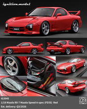 IG3945 Mazda RX-7 Mazda Speed A-spec (FD3S) Red --- PREORDER (delivery in Q3 2026)