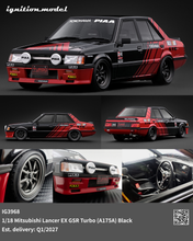 IG3968 Mitsubishi Lancer EX GSR Turbo (A175A) Black  --- PREORDER (delivery in Q1 2027)