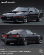 IG4107 Toyota Supra 3.0GT Turbo LIMITED (MA70) Black --- PREORDER (delivery in Q4 2026)