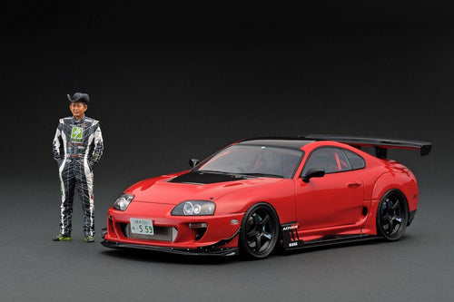 IG1350  Toyota Supra (JZA80) RZ ORIDO-STREET Ver.  Red  With MAX ORIDO