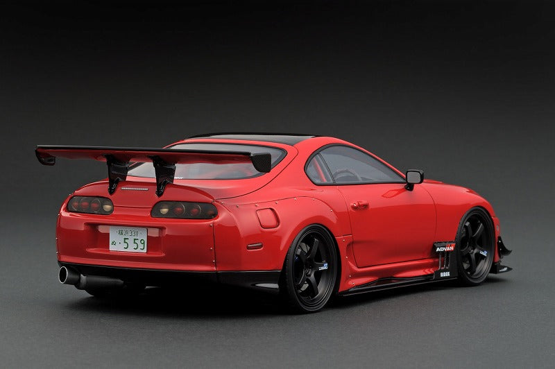 IG1350 Toyota Supra (JZA80) RZ ORIDO-STREET Ver. Red With MAX 