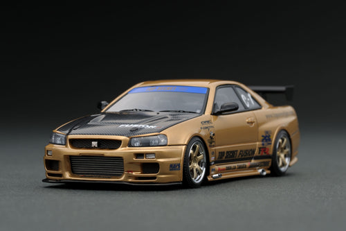 IG1482  TOP SECRET GT-R (BNR34)  Gold