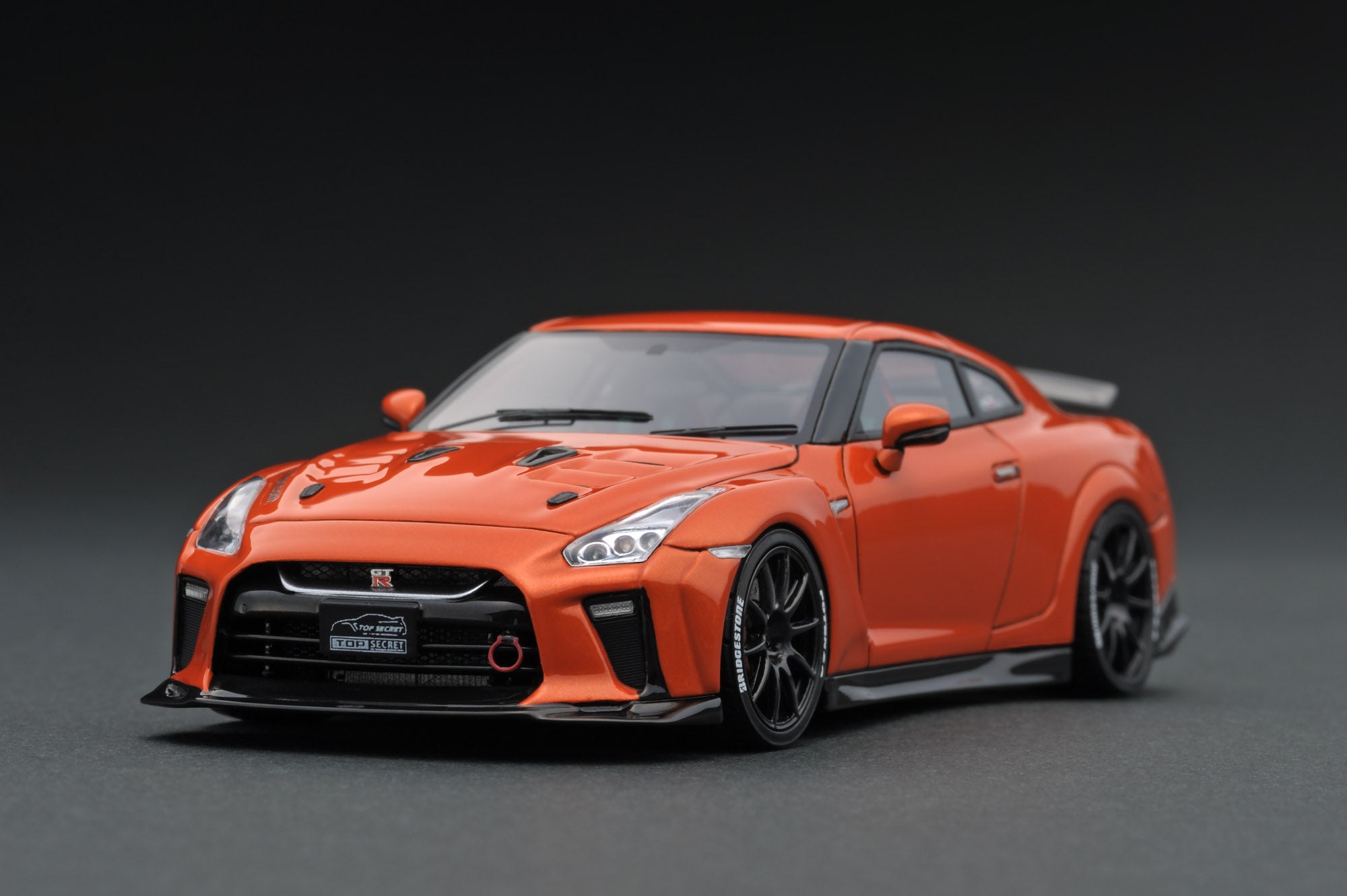 Orange Wrapped R35 Gt R IG1538 TOP SECRET GT-R (R35) Orange – ignition model