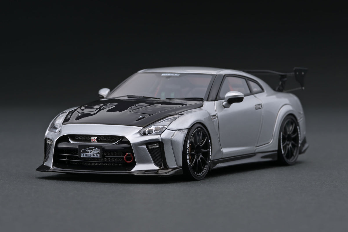 Top Gear R35 IG1539 TOP SECRET GT-R (R35) Silver – ignition model