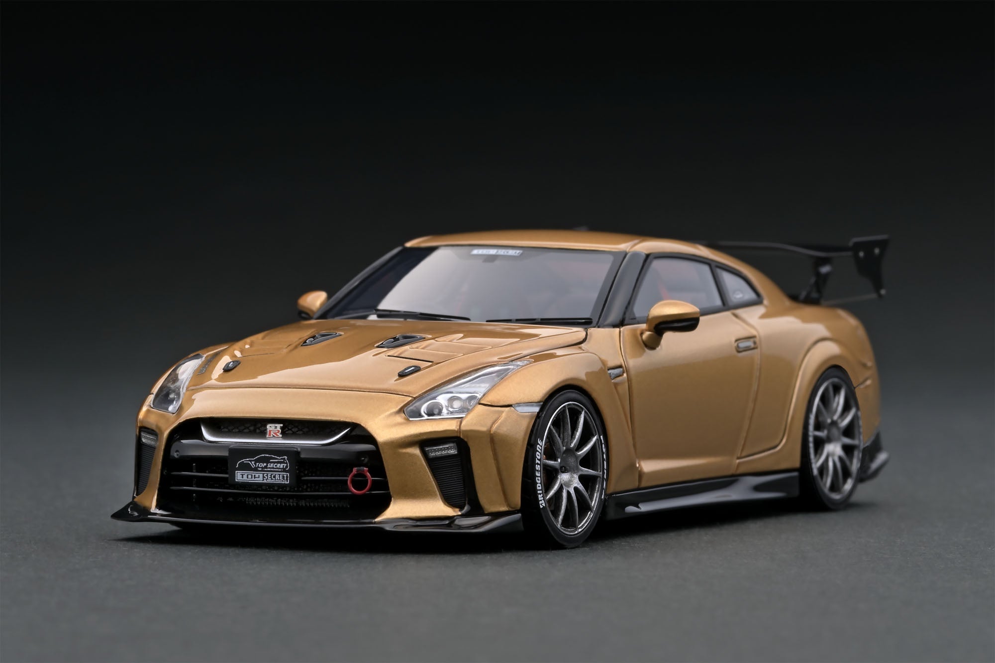 Gtr R35 Gold Rims IG1540 TOP SECRET GT-R (R35) Gold – ignition model